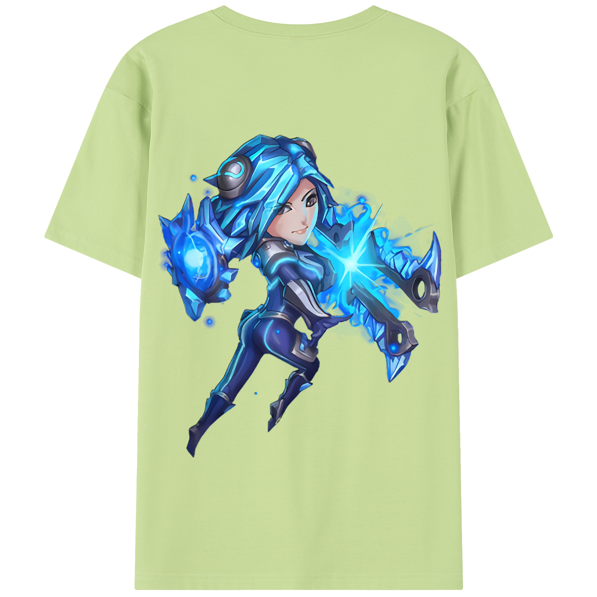 リーグ・オブ・レジェンド League of Legends LOL 綿100％半袖Tシャツ（背面プリント）